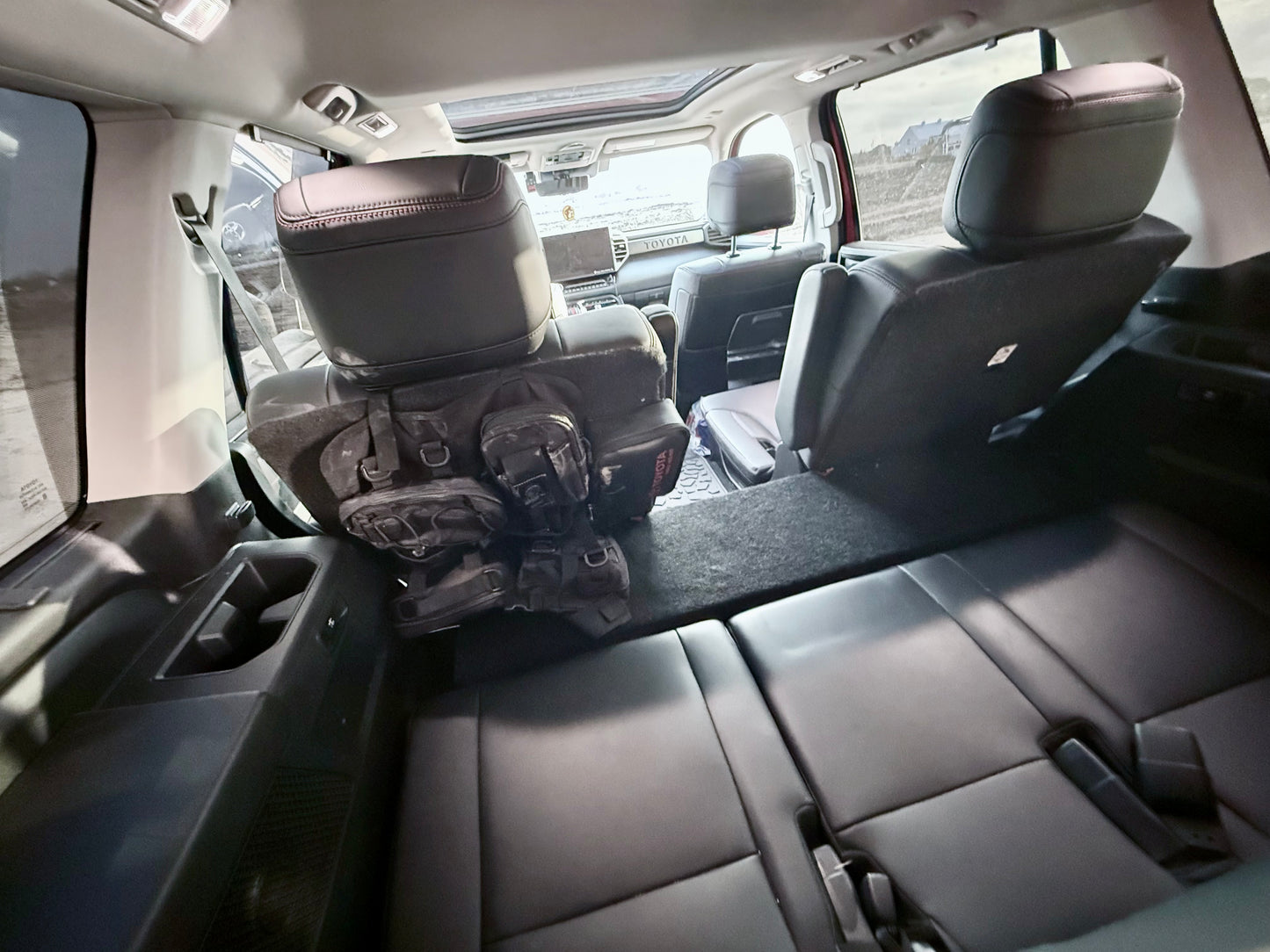 Subwoofer Box for 2023+ Toyota Sequoia, Third Row Footwell, Dual 10" Downfiring